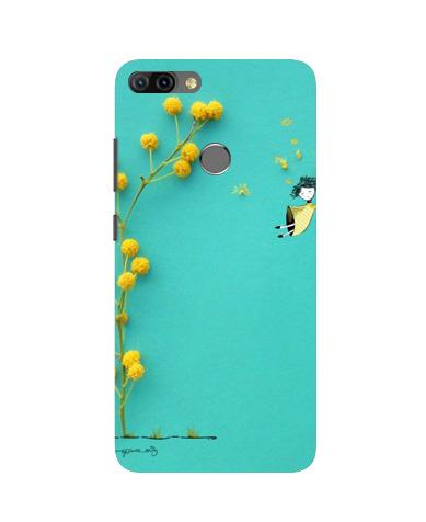 Flowers Girl Case for Infinix Hot 6 Pro (Design No. 216)