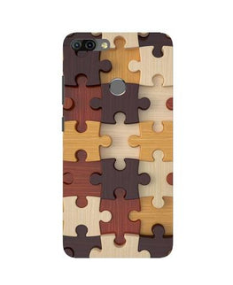 Puzzle Pattern Case for Infinix Hot 6 Pro (Design No. 217)