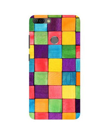 Colorful Square Mobile Back Case for Infinix Hot 6 Pro (Design - 218)
