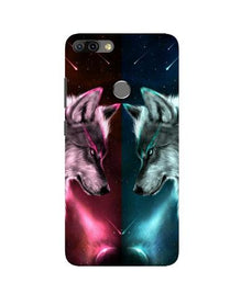 Wolf fight Mobile Back Case for Infinix Hot 6 Pro (Design - 221)