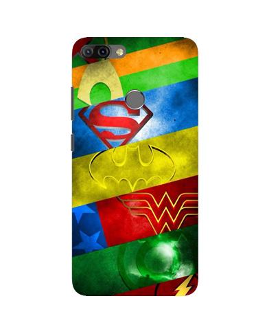 Superheros Logo Case for Infinix Hot 6 Pro (Design No. 251)