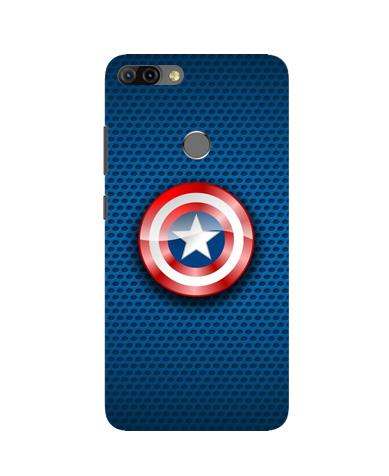 Captain America Shield Case for Infinix Hot 6 Pro (Design No. 253)