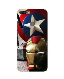 Ironman Captain America Mobile Back Case for Infinix Hot 6 Pro (Design - 254)