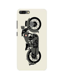 MotorCycle Mobile Back Case for Infinix Hot 6 Pro (Design - 259)