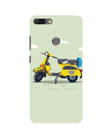 Vintage Scooter Mobile Back Case for Infinix Hot 6 Pro (Design - 260)
