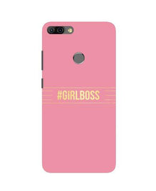 Girl Boss Pink Mobile Back Case for Infinix Hot 6 Pro (Design - 263)