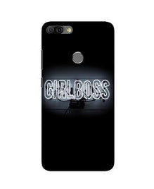 Girl Boss Black Mobile Back Case for Infinix Hot 6 Pro (Design - 268)