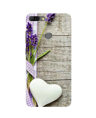 White Heart Case for Infinix Hot 6 Pro (Design No. 298)