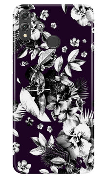 white flowers Mobile Back Case for Infinix Hot 7 Pro (Design - 7)