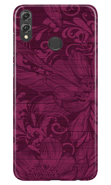 Purple Backround Mobile Back Case for Infinix Hot 7 Pro (Design - 22)