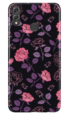 Rose Black Background Case for Infinix Hot 7 Pro