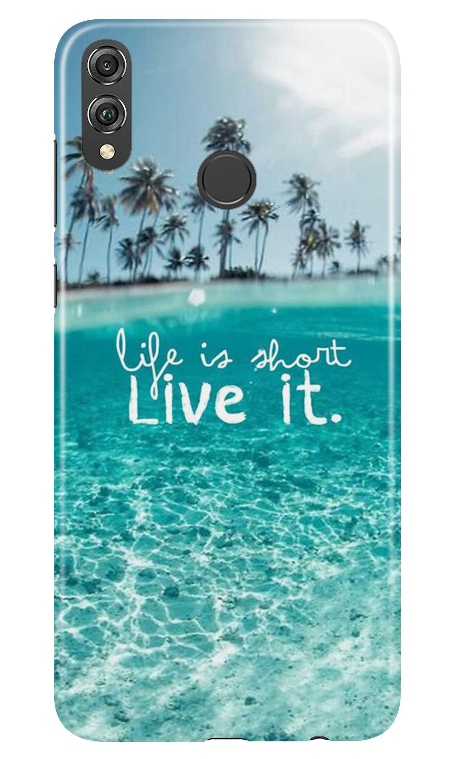 Life is short live it Case for Infinix Hot 7 Pro