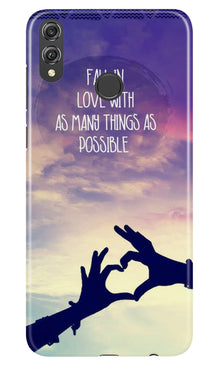 Fall in love Mobile Back Case for Infinix Hot 7 Pro (Design - 50)
