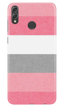 Pink white pattern Mobile Back Case for Infinix Hot 7 Pro (Design - 55)