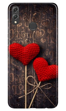 Red Hearts Mobile Back Case for Infinix Hot 7 Pro (Design - 80)