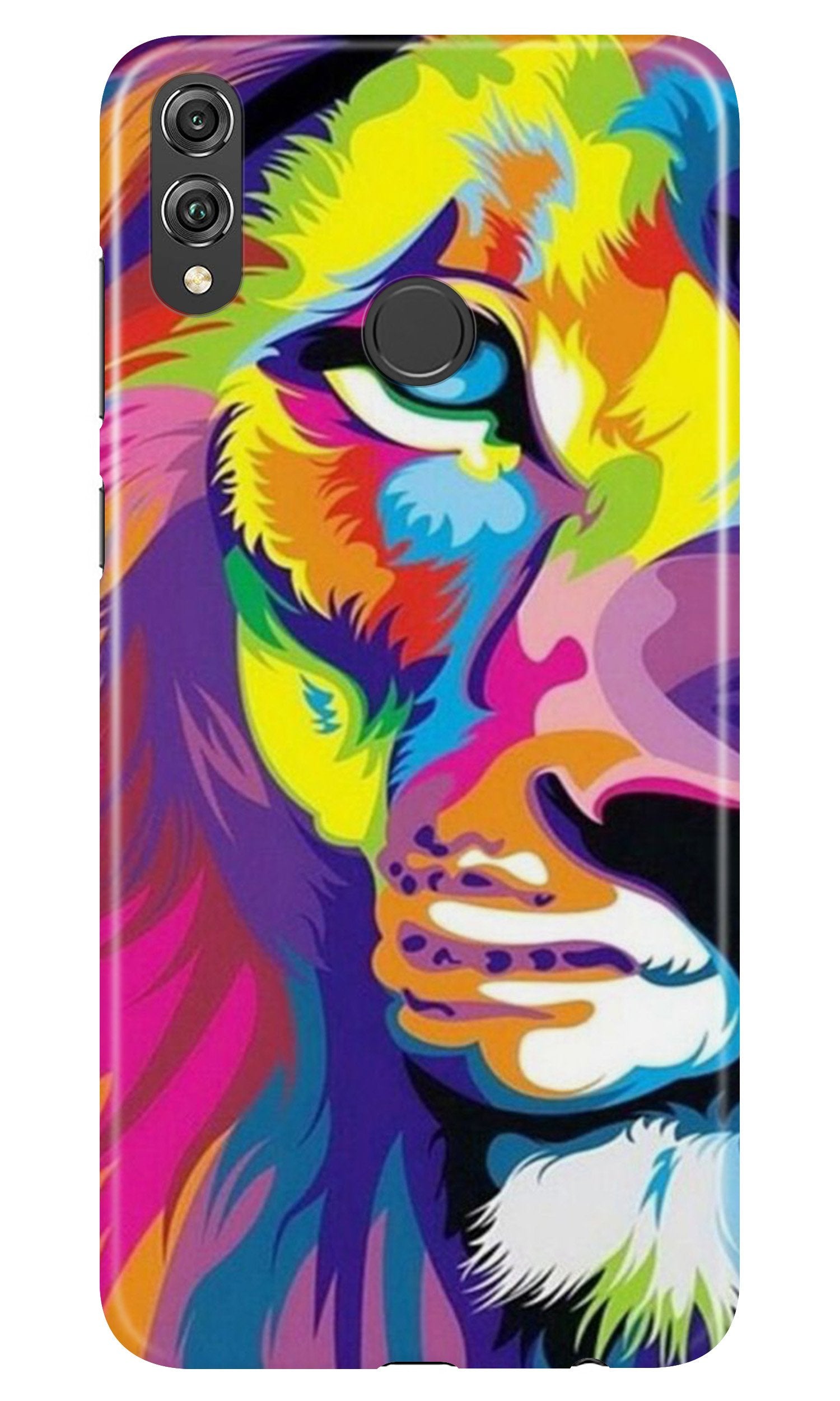 Colorful Lion Case for Infinix Hot 7 Pro(Design - 110)