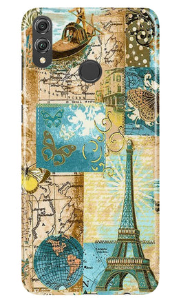 Travel Eiffel Tower Case for Infinix Hot 7 Pro (Design No. 206)