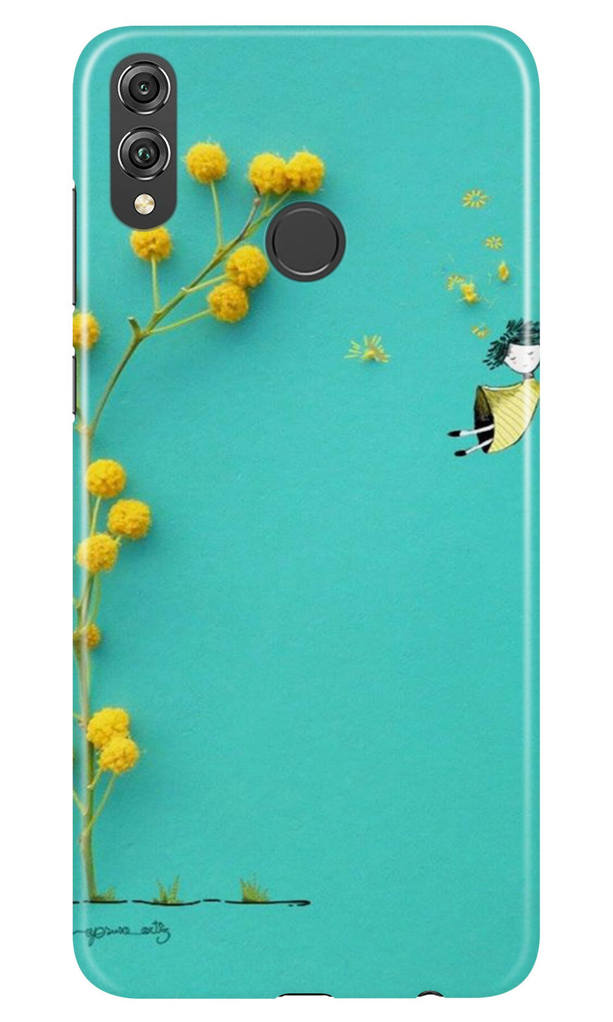 Flowers Girl Case for Infinix Hot 7 Pro (Design No. 216)