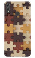 Puzzle Pattern Case for Infinix Hot 7 Pro (Design No. 217)
