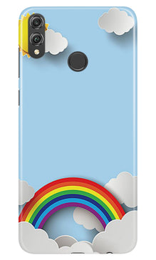 Rainbow Mobile Back Case for Infinix Hot 7 Pro (Design - 225)
