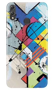 Modern Art Mobile Back Case for Infinix Hot 7 Pro (Design - 235)