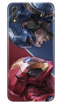 Ironman Captain America Mobile Back Case for Infinix Hot 7 Pro (Design - 245)