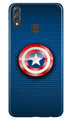 Captain America Shield Case for Infinix Hot 7 Pro (Design No. 253)