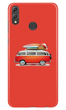 Travel Bus Mobile Back Case for Infinix Hot 7 Pro (Design - 258)