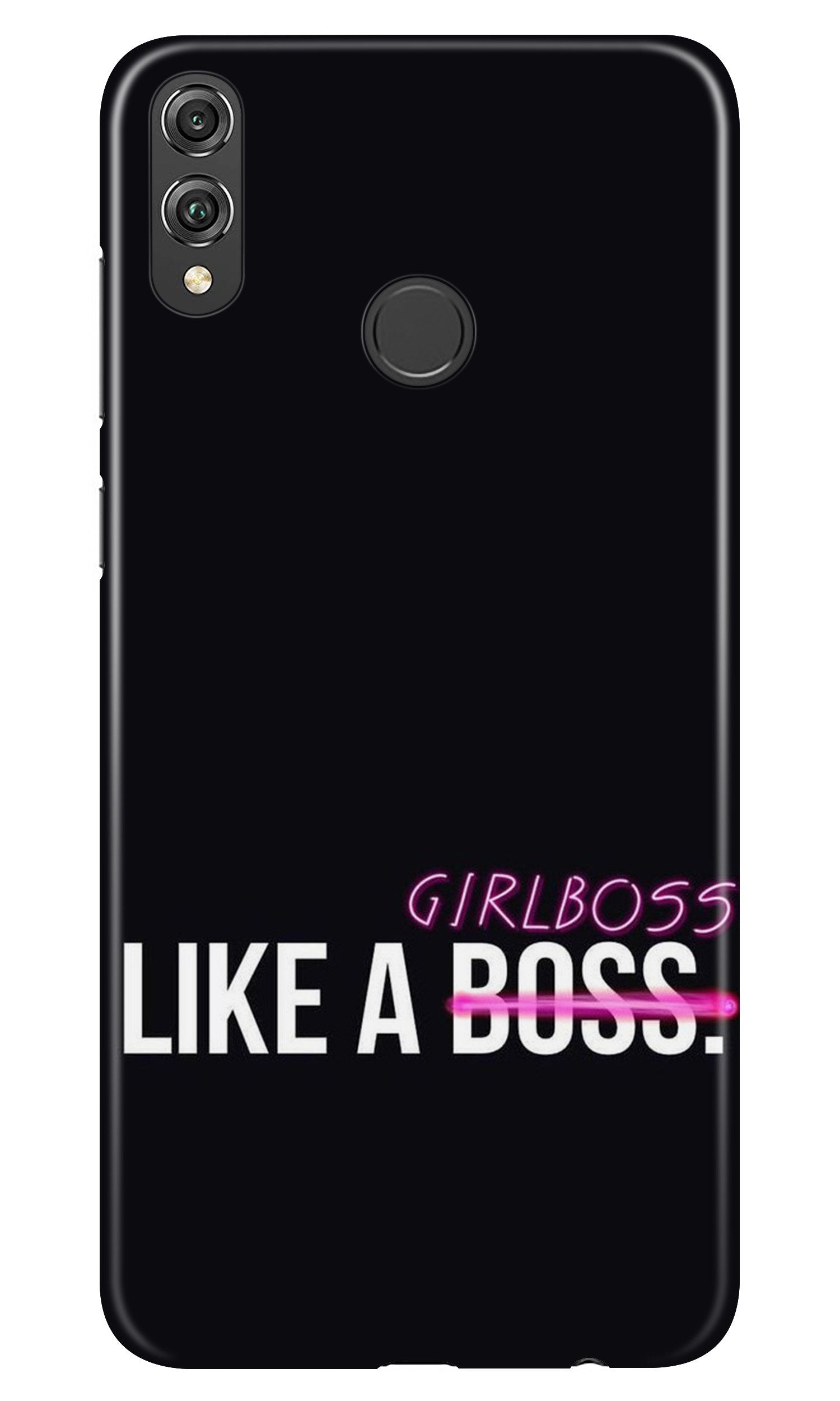 Like a Girl Boss Case for Infinix Hot 7 Pro (Design No. 265)