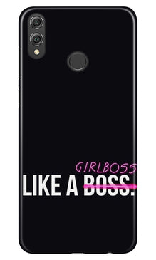 Like a Girl Boss Mobile Back Case for Infinix Hot 7 Pro (Design - 265)