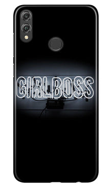 Girl Boss Black Mobile Back Case for Infinix Hot 7 Pro (Design - 268)