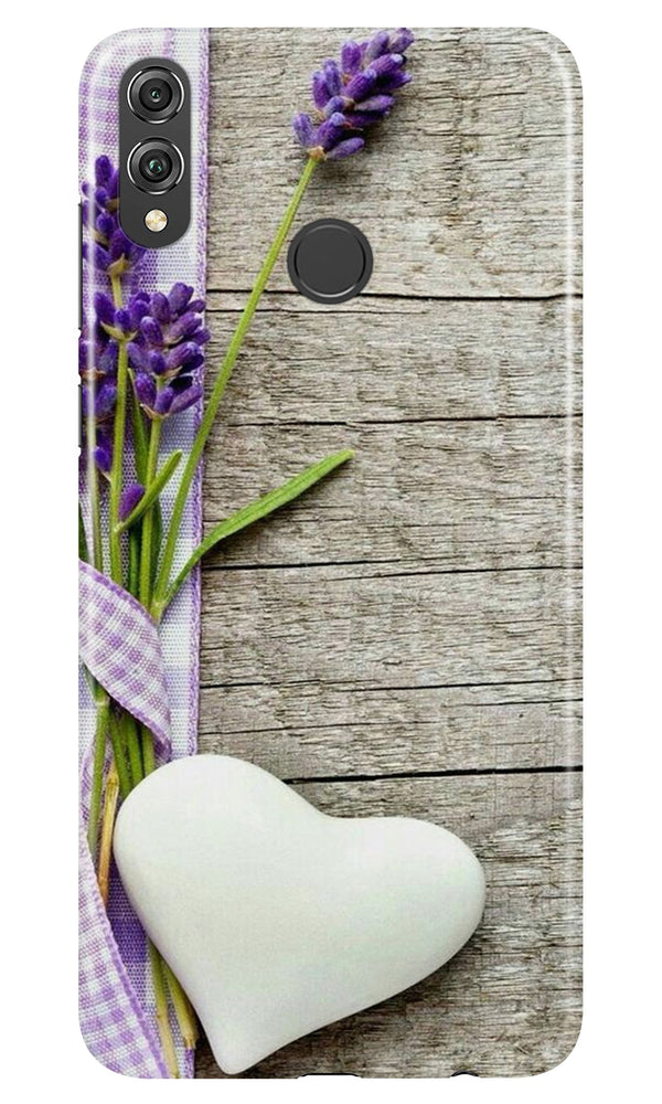 White Heart Case for Infinix Hot 7 Pro (Design No. 298)