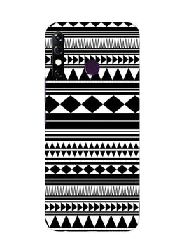 Black white Pattern Case for Infinix Hot 8