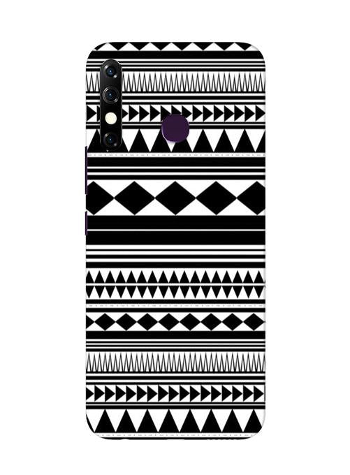 Black white Pattern Case for Infinix Hot 8