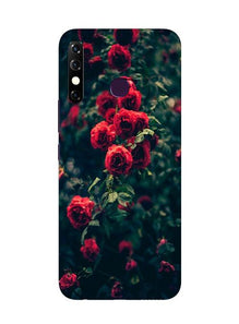Red Rose Mobile Back Case for Infinix Hot 8 (Design - 66)