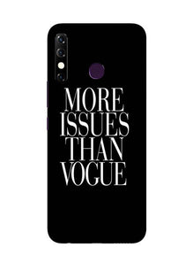 More Issues than Vague Mobile Back Case for Infinix Hot 8 (Design - 74)