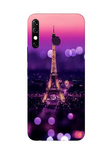 Eiffel Tower Mobile Back Case for Infinix Hot 8 (Design - 86)