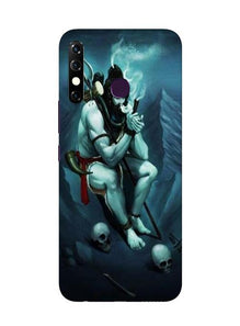 Lord Shiva Mahakal2 Mobile Back Case for Infinix Hot 8 (Design - 98)