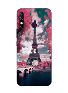 Eiffel Tower Mobile Back Case for Infinix Hot 8  (Design - 101)
