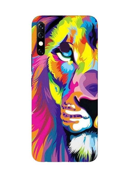 Colorful Lion Case for Infinix Hot 8(Design - 110)