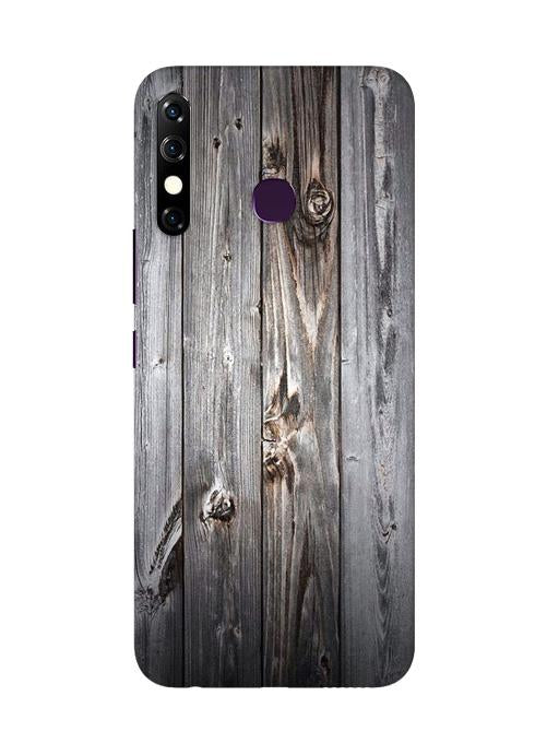Wooden Look Case for Infinix Hot 8  (Design - 114)