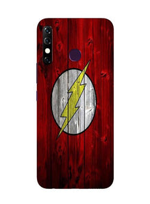 Flash Superhero Mobile Back Case for Infinix Hot 8  (Design - 116)
