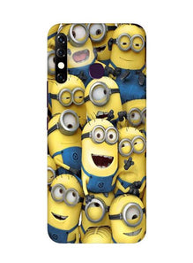 Minions Mobile Back Case for Infinix Hot 8  (Design - 127)