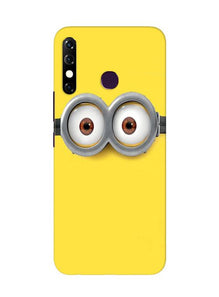 Minions Mobile Back Case for Infinix Hot 8  (Design - 128)