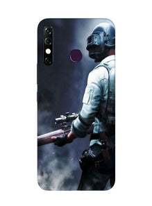 Pubg Mobile Back Case for Infinix Hot 8  (Design - 179)