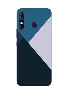 Blue Shades Mobile Back Case for Infinix Hot 8 (Design - 188)