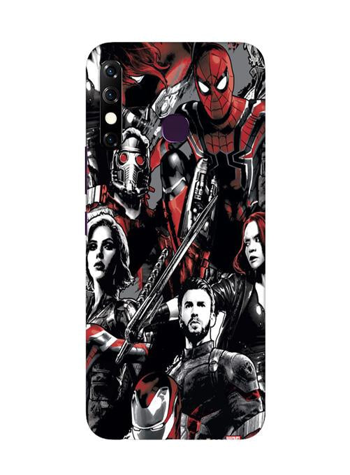 Avengers Case for Infinix Hot 8 (Design - 190)