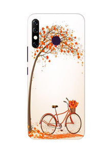 Bicycle Mobile Back Case for Infinix Hot 8 (Design - 192)