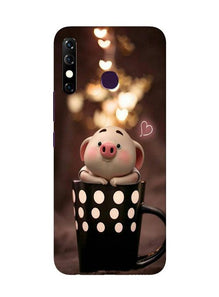 Cute Bunny Mobile Back Case for Infinix Hot 8 (Design - 213)