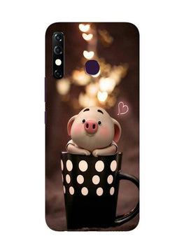 Cute Bunny Case for Infinix Hot 8 (Design No. 213)